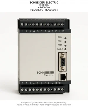 SCHNEIDER ELECTRIC; MODICON; AS-908-000; REMOTE I/O PROCESSOR