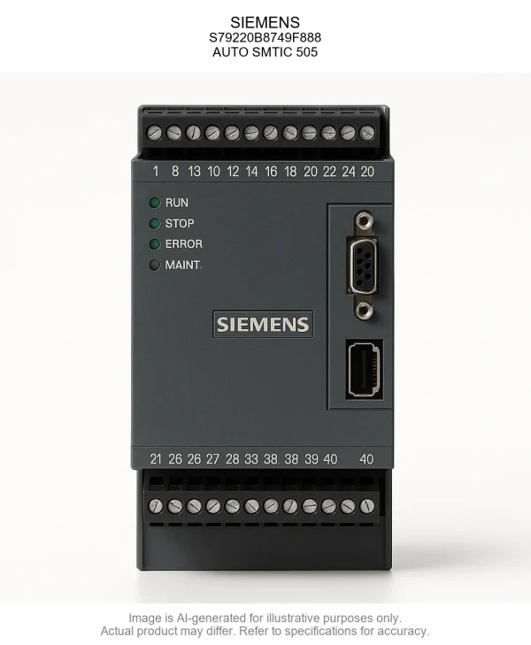 SIEMENS; S79220B8749F888; AUTO SMTIC 505