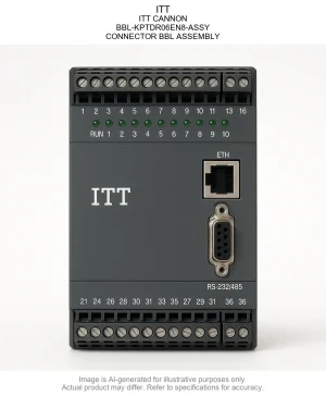 ITT; ITT CANNON; BBL-KPTDR06EN8-ASSY; CONNECTOR BBL ASSEMBLY