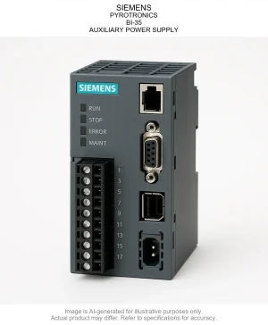 SIEMENS; PYROTRONICS; BI-35; AUXILIARY POWER SUPPLY