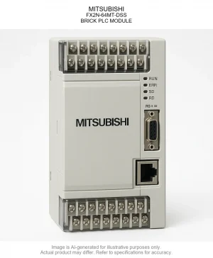 MITSUBISHI; FX2N-64MT-DSS; BRICK PLC MODULE