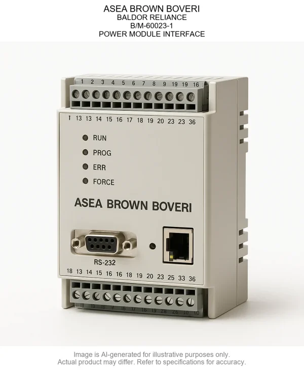 ASEA BROWN BOVERI; BALDOR RELIANCE; B/M-60023-1; POWER MODULE INTERFACE