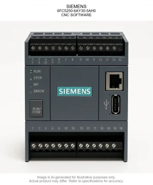 SIEMENS; 6FC5250-6BX30-5AH0; CNC SOFTWARE