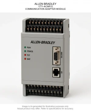 ALLEN BRADLEY; 1771-ACNR15; COMMUNICATION ADAPTER MODULE