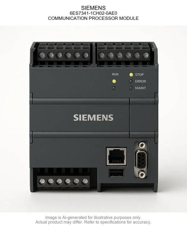 SIEMENS; 6ES7341-1BH01-0AE0; COMMUNICATION PROCESSOR MODULE