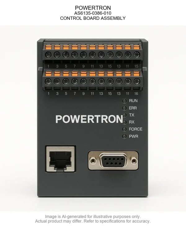 POWERTRON; AS6135-0386-010; CONTROL BOARD ASSEMBLY
