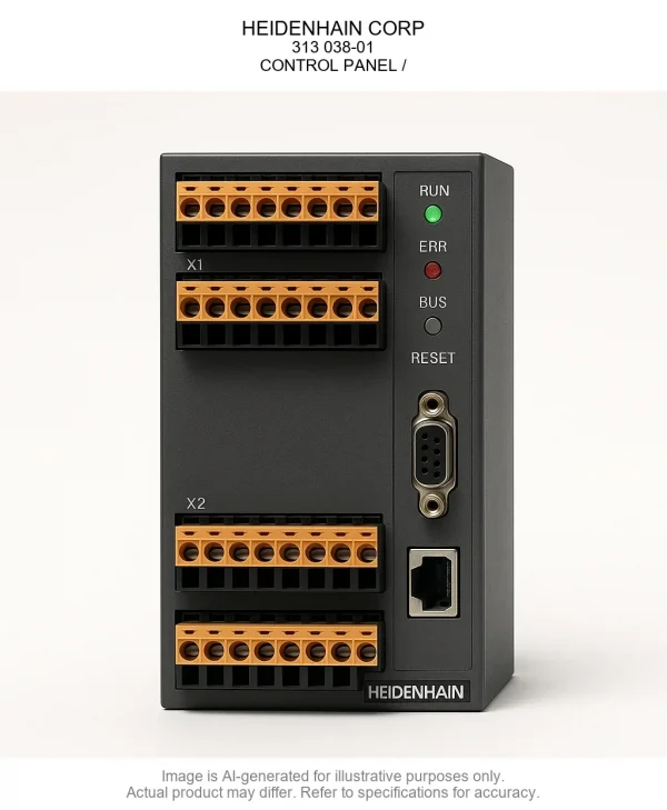 HEIDENHAIN CORP; 313 038-01; CONTROL PANEL /