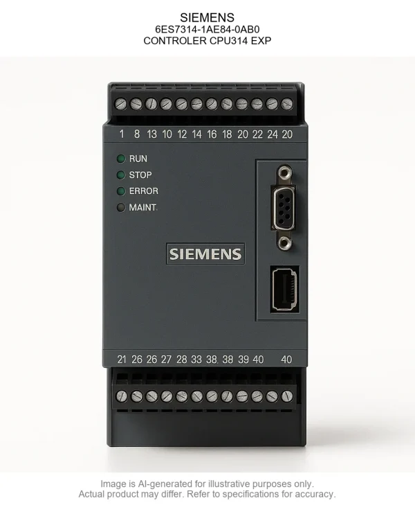 SIEMENS; 6ES7314-1AE84-0AB0; CONTROLER CPU314 EXP