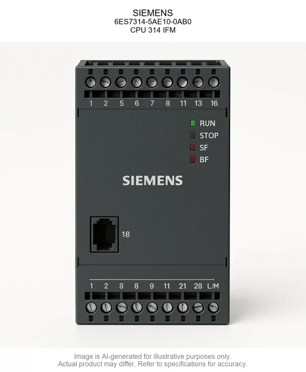 SIEMENS; 6ES7314-5AE10-0AB0; CPU 314 IFM