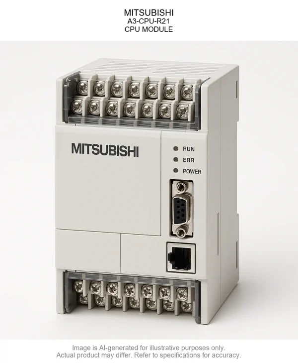 MITSUBISHI; A3-CPU-R21; CPU MODULE
