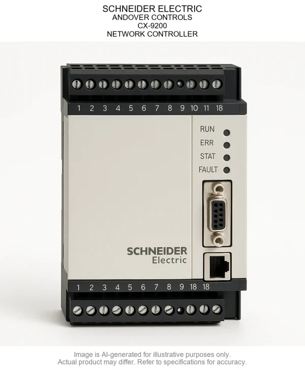 SCHNEIDER ELECTRIC; ANDOVER CONTROLS; CX-9200; NETWORK CONTROLLER