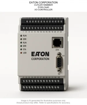 EATON CORPORATION; CUTLER HAMMER; D100-CA40; I/O CONTROLLER