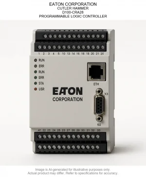 EATON CORPORATION; CUTLER HAMMER; D100-CRA28; PROGRAMMABLE LOGIC CONTROLLER