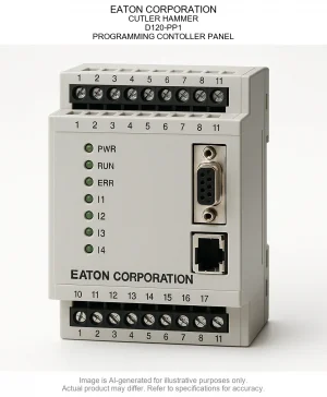 EATON CORPORATION; CUTLER HAMMER; D120-PP1; PROGRAMMING CONTOLLER PANEL