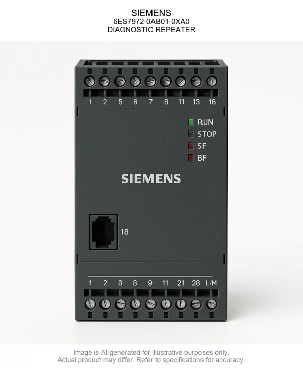 SIEMENS; 6ES7972-0AB01-0XA0; DIAGNOSTIC REPEATER