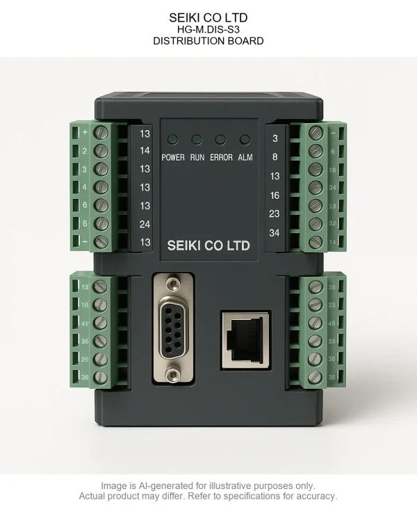 SEIKI CO LTD; HG-M.DIS-S3; DISTRIBUTION BOARD