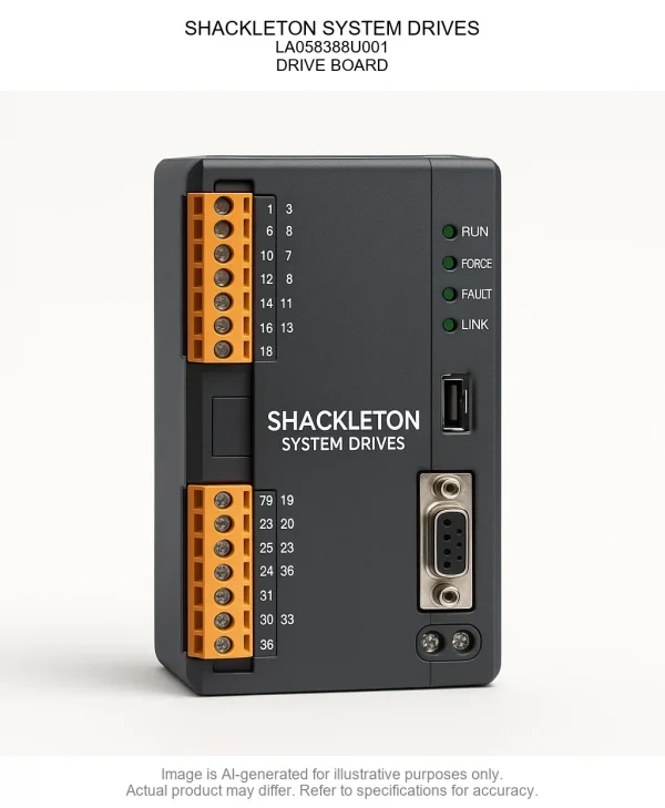 SHACKLETON SYSTEM DRIVES; LA058388U001; DRIVE BOARD