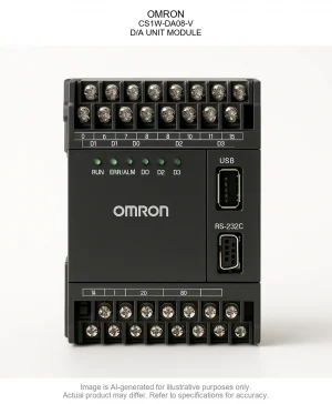 OMRON; CS1W-DA08-V; D/A UNIT MODULE