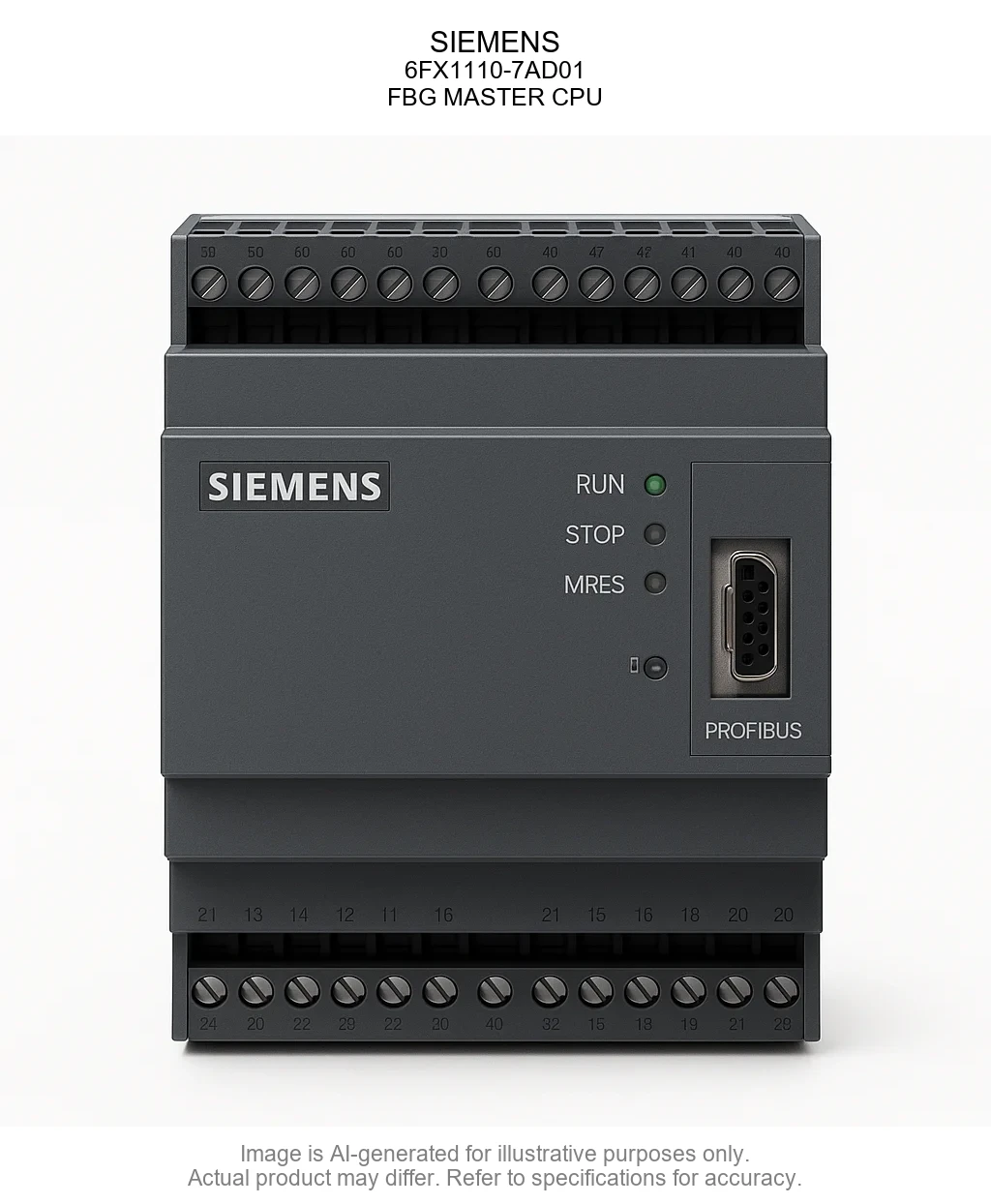 SIEMENS; 6FX1110-7AD01; FBG MASTER CPU