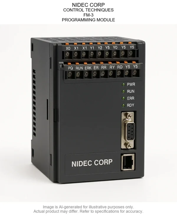 NIDEC CORP; CONTROL TECHNIQUES; FM-3; PROGRAMMING MODULE