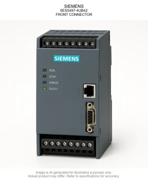 SIEMENS; 6ES5497-4UB42; FRONT CONNECTOR