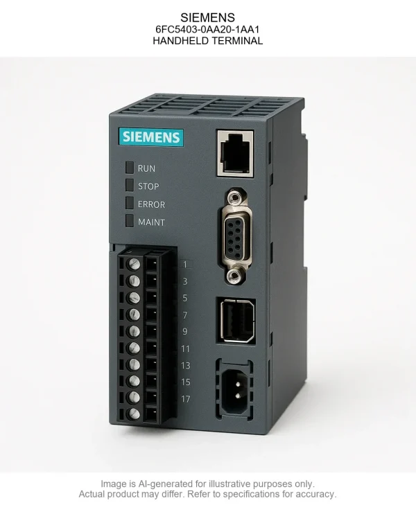 SIEMENS; 6FC5403-0AA20-1AA1; HANDHELD TERMINAL