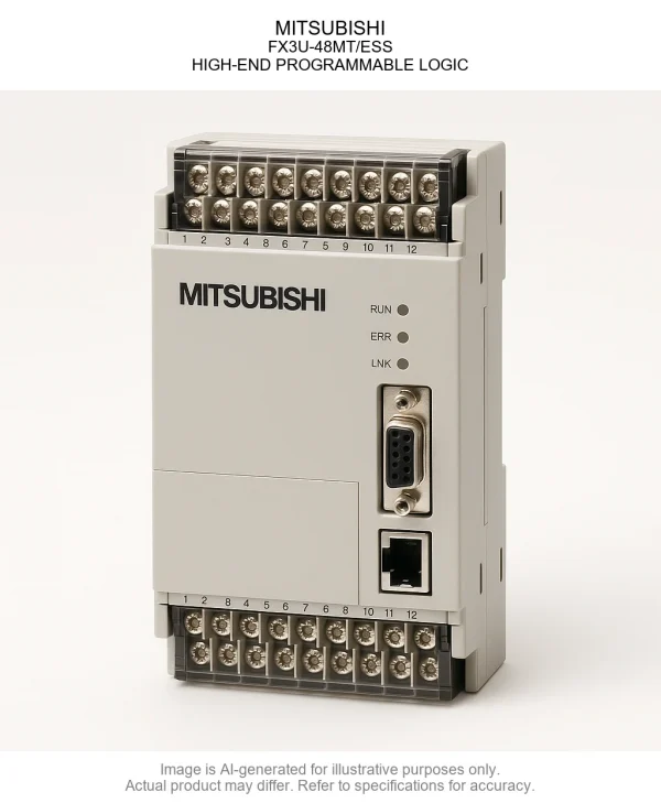 HIGH-END20PROGRAMMABLE20LOGIC.webp MITSUBISHI; FX3U-48MT/ESS; HIGH-END PROGRAMMABLE LOGIC