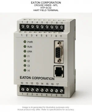 EATON CORPORATION; CROUSE HINDS - MTL; HTP-SC32; HART FIELD TERMINAL