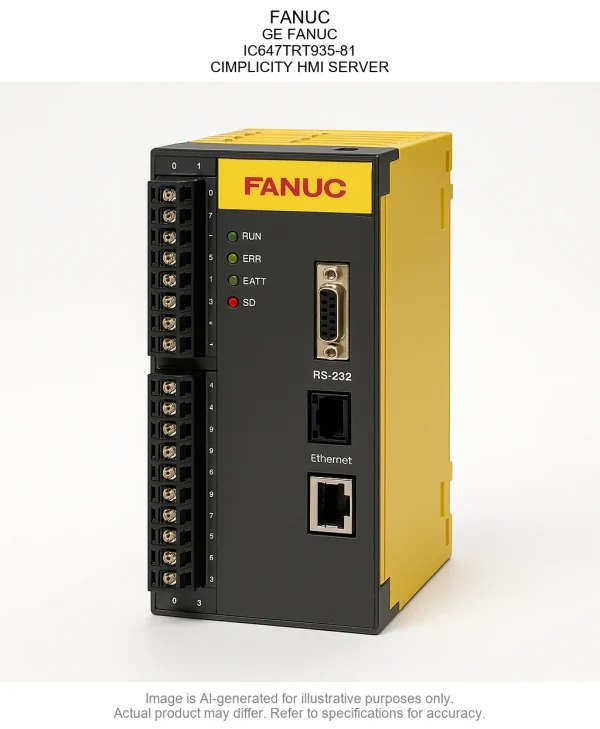 FANUC; GE FANUC; IC647TRT935-81; CIMPLICITY HMI SERVER