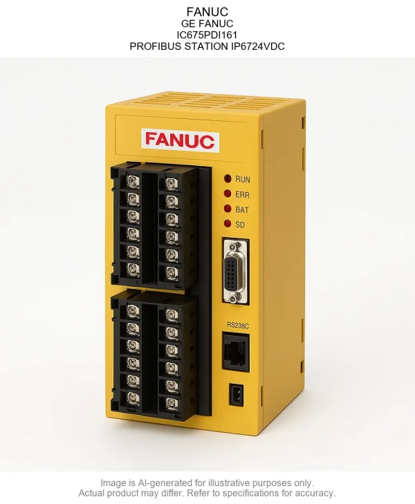 FANUC; GE FANUC; IC675PDI161; PROFIBUS STATION IP6724VDC