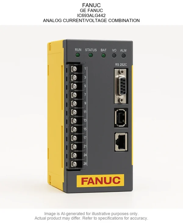 FANUC; GE FANUC; IC693ALG442; ANALOG CURRENT/VOLTAGE COMBINATION