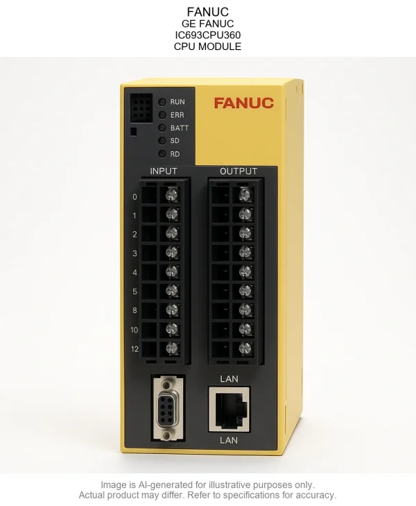 FANUC; GE FANUC; IC693CPU360; CPU MODULE