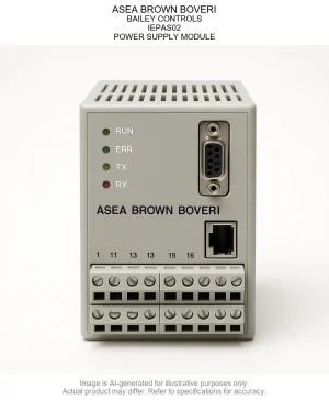 ASEA BROWN BOVERI; BAILEY CONTROLS; IEPAS02; POWER SUPPLY MODULE