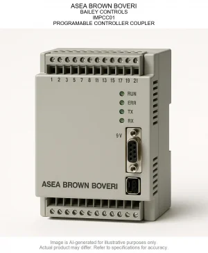 ASEA BROWN BOVERI; BAILEY CONTROLS; IMPCC01; PROGRAMABLE CONTROLLER COUPLER