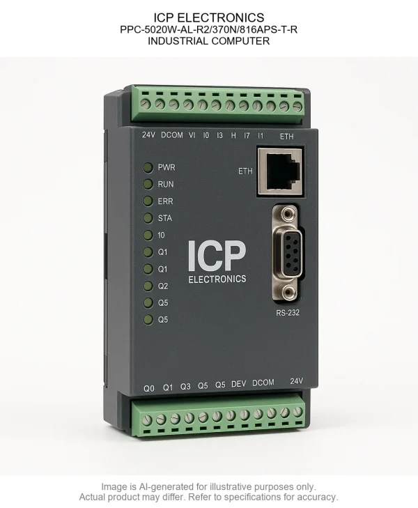 ICP ELECTRONICS; PPC-5020W-AL-R2/370N/816APS-T-R; INDUSTRIAL COMPUTER