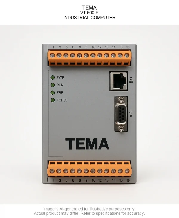 TEMA; VT 600 E; INDUSTRIAL COMPUTER