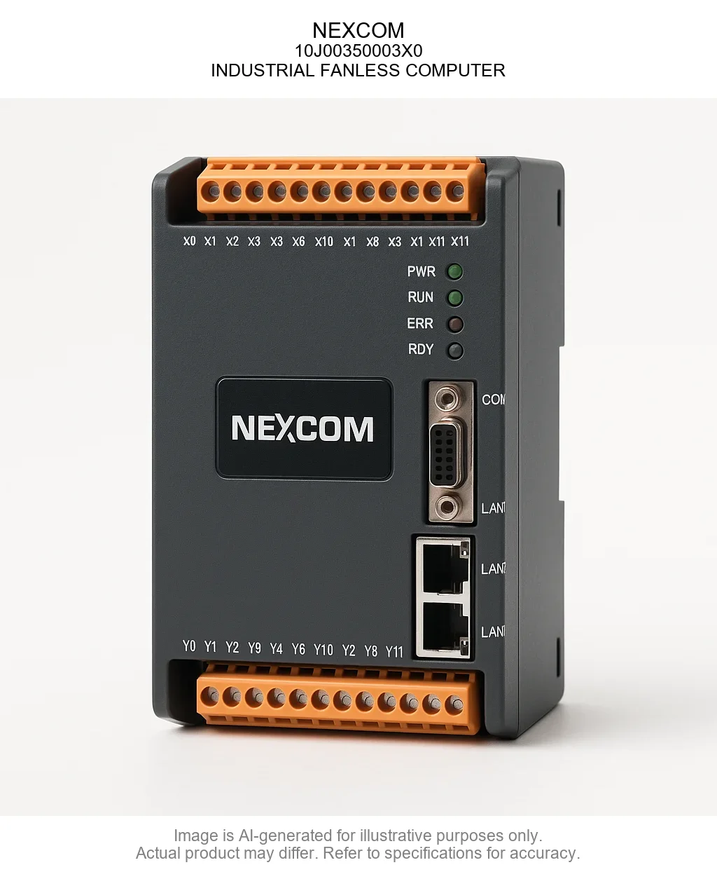 NEXCOM; 10J00350003X0; INDUSTRIAL FANLESS COMPUTER