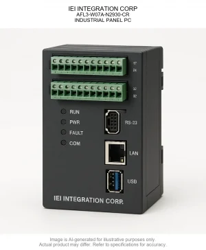 IEI INTEGRATION CORP; AFL3-W07A-N2930-CR; INDUSTRIAL PANEL PC