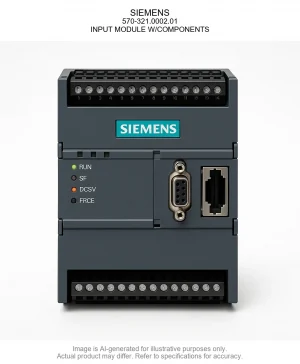SIEMENS; 570-321.0002.01; INPUT MODULE W/COMPONENTS