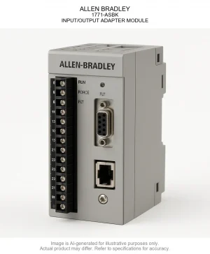 ALLEN BRADLEY; 1771-ASB; INPUT/OUTPUT ADAPTER MODULE