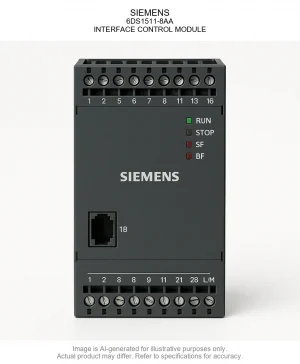SIEMENS; 6DS1511-8AA; INTERFACE CONTROL MODULE