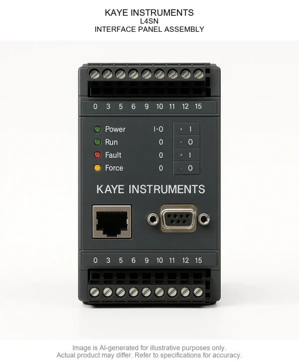 KAYE INSTRUMENTS; L4SN; INTERFACE PANEL ASSEMBLY