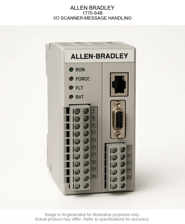 ALLEN BRADLEY; 1775-S4B; I/O SCANNER-MESSAGE HANDLING