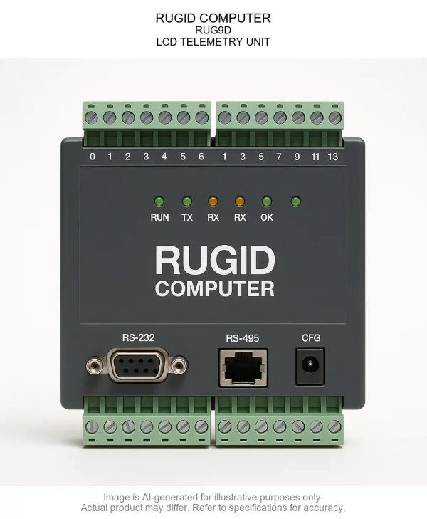 RUGID COMPUTER; RUG9D; LCD TELEMETRY UNIT