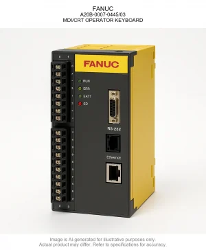 FANUC; A20B-0007-0445/03; MDI/CRT OPERATOR KEYBOARD