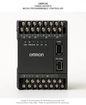 OMRON; CPM2A-20CDR-D; MICRO PROGRAMMABLE CONTROLLER
