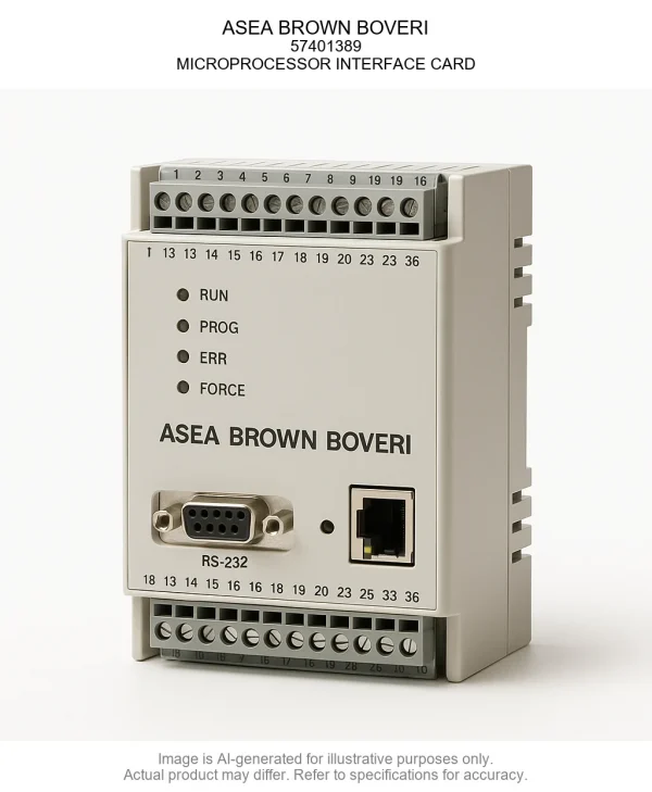 MICROPROCESSOR20INTERFACE20CARD.webp ASEA BROWN BOVERI; 57401389; MICROPROCESSOR INTERFACE CARD