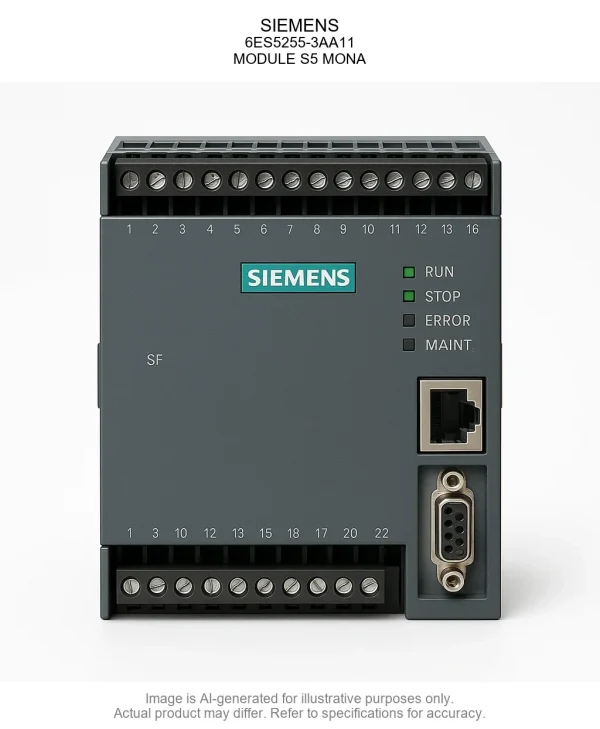 SIEMENS; 6ES5255-3AA11; MODULE S5 MONA