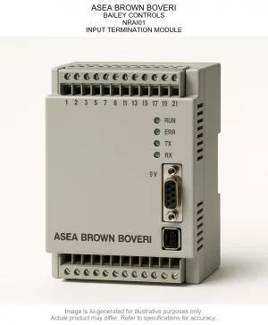 ASEA BROWN BOVERI; BAILEY CONTROLS; NRAI01; INPUT TERMINATION MODULE