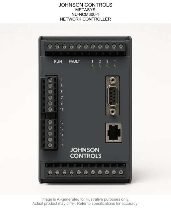 NU-NCM300-1.webp JOHNSON CONTROLS; METASYS; NU-NCM300-1; NETWORK CONTROLLER